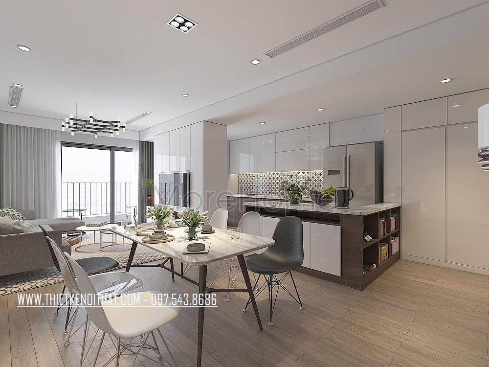 Thiết kế nội thất chung cư Park Hill Hai Bà Trưng, Hà Nội